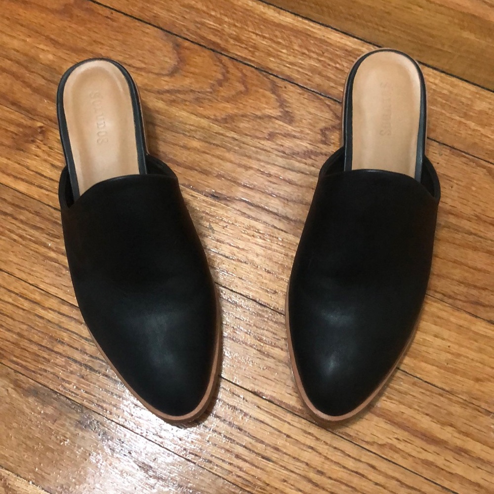 Soludos leather mules